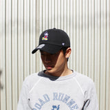 47ブランド キャップ ミッキーマウス CLEAN-UP STRAPBACK CAP BLACK