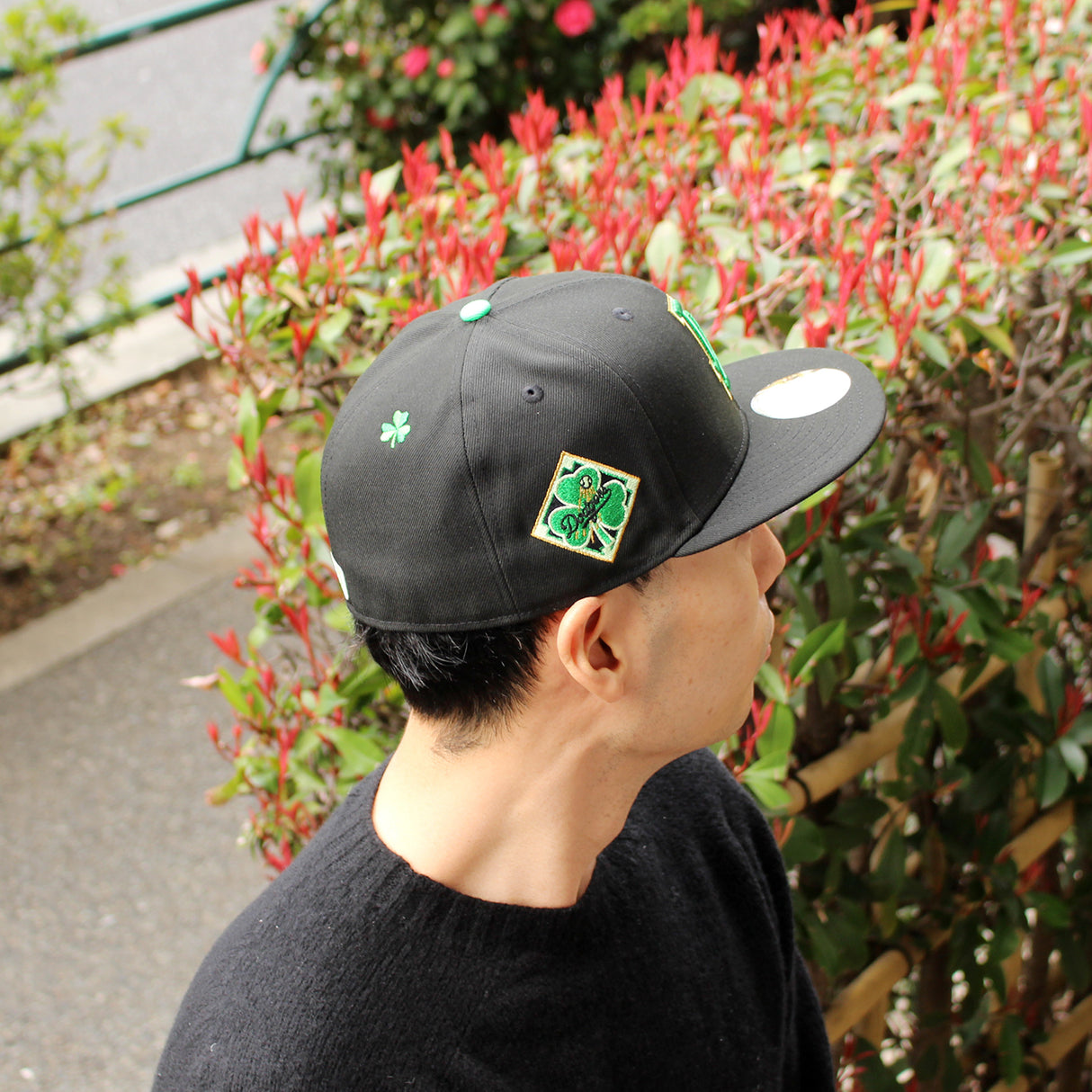 ニューエラ キャップ 59FIFTY ロサンゼルス ドジャース MLB ST PATRICKS DAY FITTED CAP BLACK
