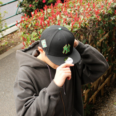 ニューエラ キャップ 59FIFTY ニューヨーク ヤンキース MLB ST PATRICKS DAY FITTED CAP BLACK