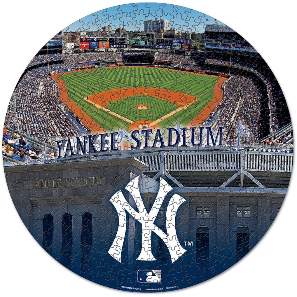 ウィンクラフト 海外取寄 ジグソーパズル 二ューヨーク ヤンキース MLB ROUND 500-PIECE PUZZLE WINCRAFT