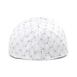 ニューエラ キャップ 59FIFTY ロサンゼルス エンゼルス MLB FLOCKING FITTED CAP WHITE