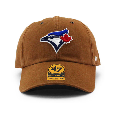 47ブランド キャップ カーハート トロント ブルージェイズ MLB CLEAN UP BROWN