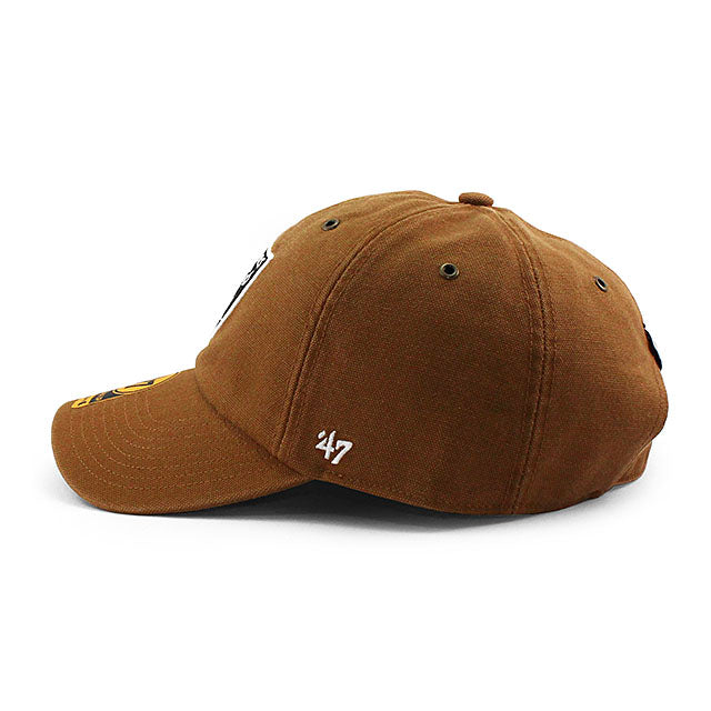 47ブランド キャップ カーハート ラスベガス レイダース NFL CLEAN UP BROWN