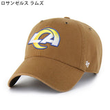海外取寄 47ブランド キャップ NFL カーハート CARHARTT 47BRAND CLEAN UP BROWN