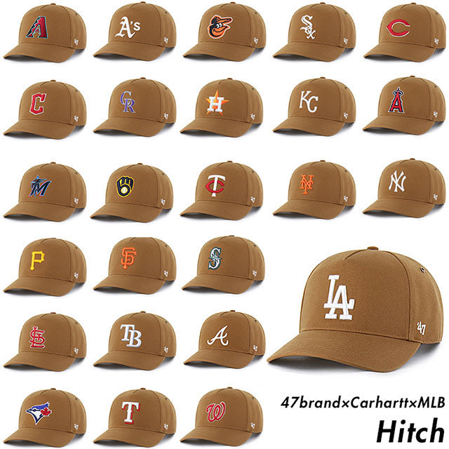 海外取寄 47ブランド MLB カーハート CARHARTT 47BRAND HITCH SNAPBACK CAP BROWN