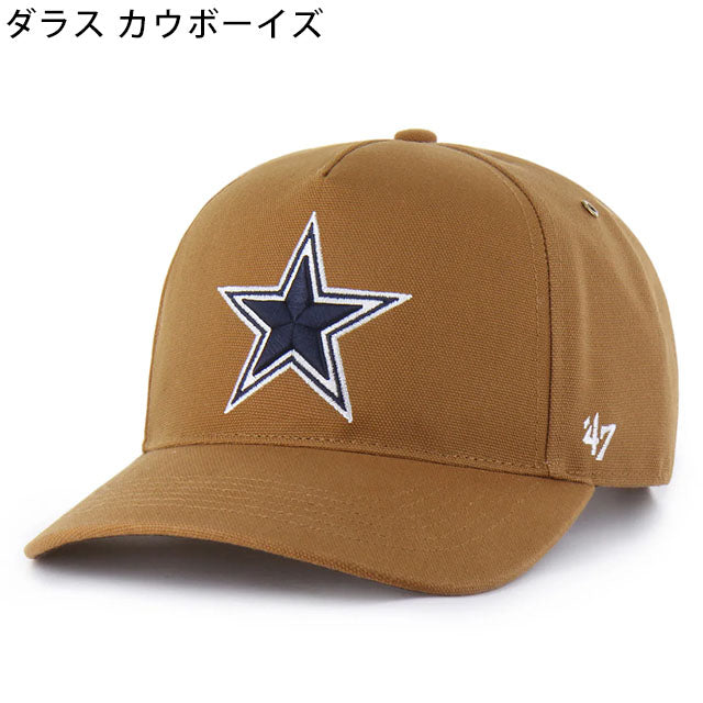 海外取寄 47ブランド キャップ NFL カーハート CARHARTT 47BRAND HITCH BROWN