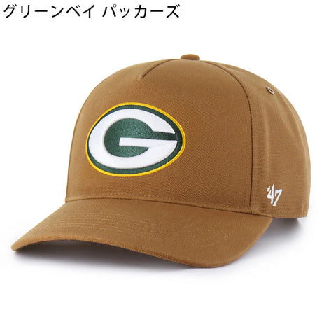 海外取寄 47ブランド キャップ NFL カーハート CARHARTT 47BRAND HITCH BROWN