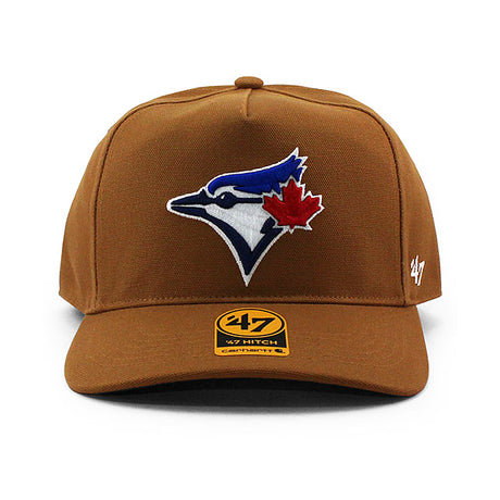 47ブランド キャップ カーハート トロント ブルージェイズ MLB HITCH SNAPBACK CAP BROWN