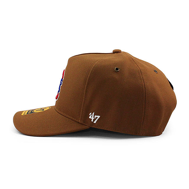 47ブランド キャップ カーハート シカゴ カブス MLB HITCH SNAPBACK CAP BROWN