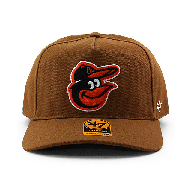 47ブランド キャップ カーハート ボルチモア オリオールズ MLB HITCH SNAPBACK CAP BROWN