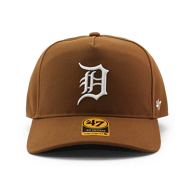 47ブランド キャップ カーハート デトロイト タイガース MLB HITCH SNAPBACK CAP BROWN