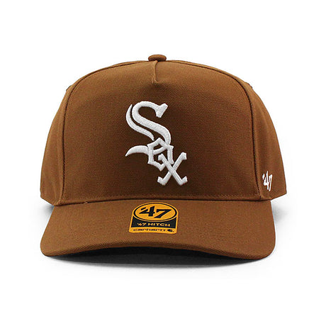 47ブランド キャップ カーハート シカゴ ホワイトソックス MLB HITCH SNAPBACK CAP BROWN