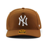 47ブランド キャップ カーハート ニューヨーク ヤンキース MLB HITCH SNAPBACK CAP BROWN