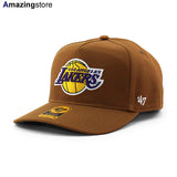 47ブランド NBA カーハート ロサンゼルス レイカーズ CARHARTT 47BRAND HITCH SNAPBACK CAP BROWN