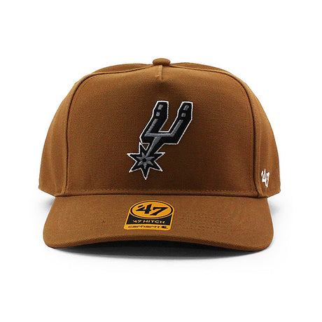 47ブランド NBA カーハート サンアントニオ スパーズ CARHARTT 47BRAND HITCH SNAPBACK CAP BROWN