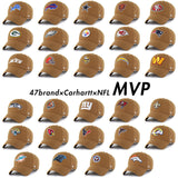 海外取寄 47ブランド キャップ NFL カーハート CARHARTT 47BRAND MVP BROWN