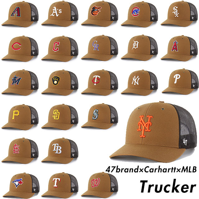 美品 47brand × carhartt キャップ カーハートレッドスキンズ K932《未使用品》47 BRAND × Carhartt カーハート【フリーサイズ