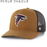 海外取寄 47ブランド キャップ NFL カーハート CARHARTT 47BRAND TRUCKER MESH BROWN DUCK トラッカーメッシュキャップ ブラウン