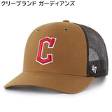 海外取寄 47ブランド MLB カーハート CARHARTT 47BRAND TRUCKER MESH CAP BROWN