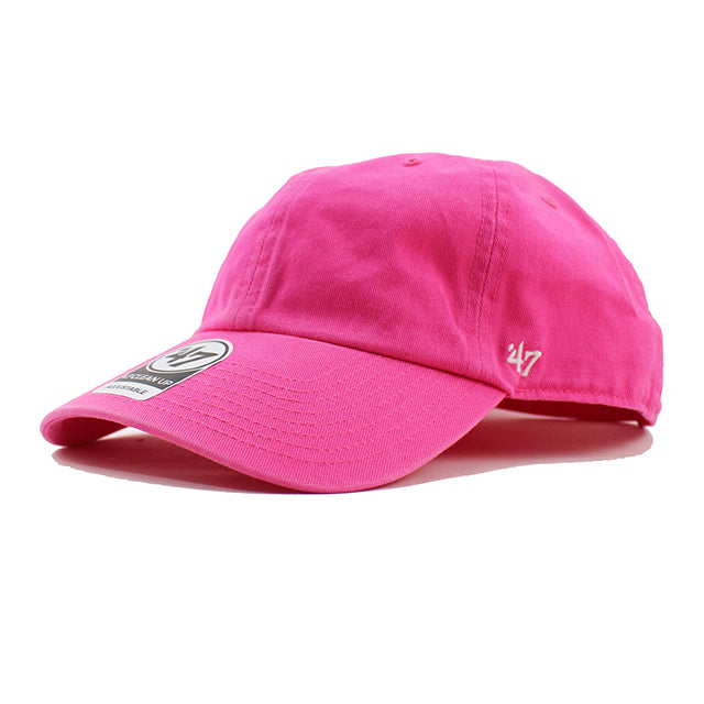 47ブランド BLANK CLEAN UP CAP BRIGHT PINK 47BRAND