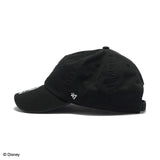 47ブランド キャップ ミッキーマウス CLEAN-UP STRAPBACK CAP BLACK
