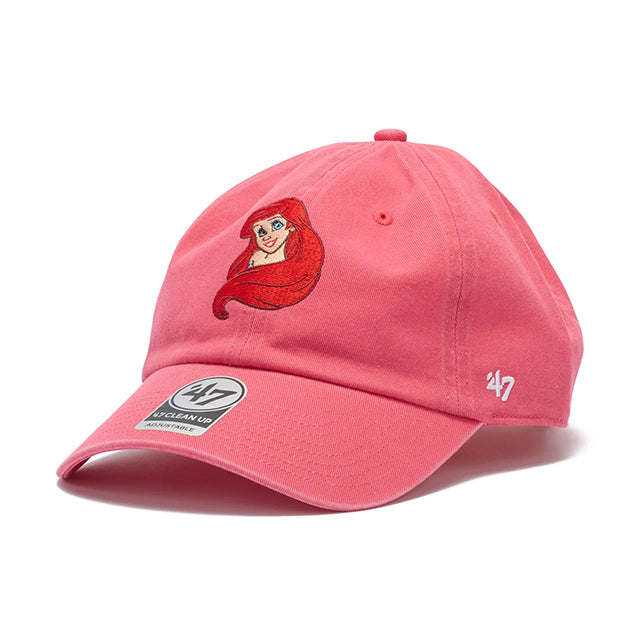 47ブランド キャップ ディズニー アリエル CLEAN-UP STRAPBACK CAP