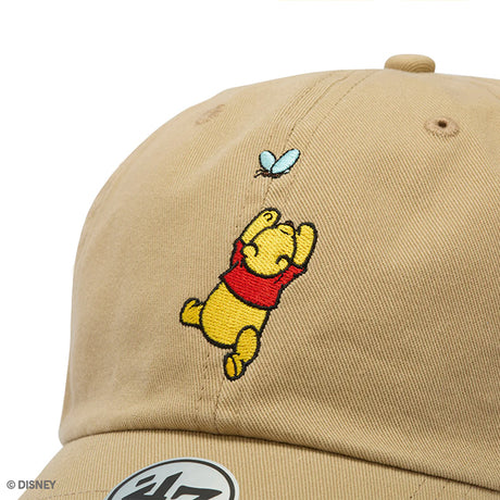 47ブランド キャップ ディズニー クマのプーさん CLEAN-UP STRAPBACK CAP KHAKI