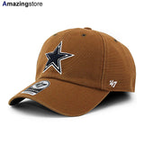 47ブランド カーハート ダラス カウボーイズ CARHARTT NFL CLEAN UP CAP BROWN