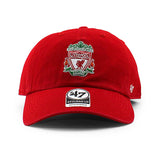 47ブランド キャップ リヴァプール FC CLEAN UP CAP RED