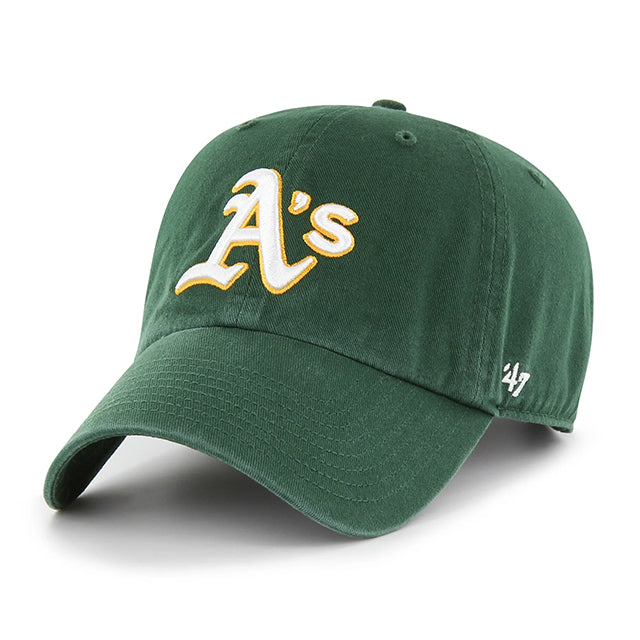 47ブランド キャップ オークランド アスレチックス MLB CLEAN UP GREEN