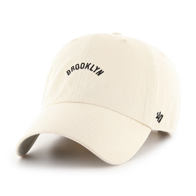 47ブランド キャップ ブルックリン ドジャース MLB BASE RUNNER SCRIPT CLEAN UP NATURAL