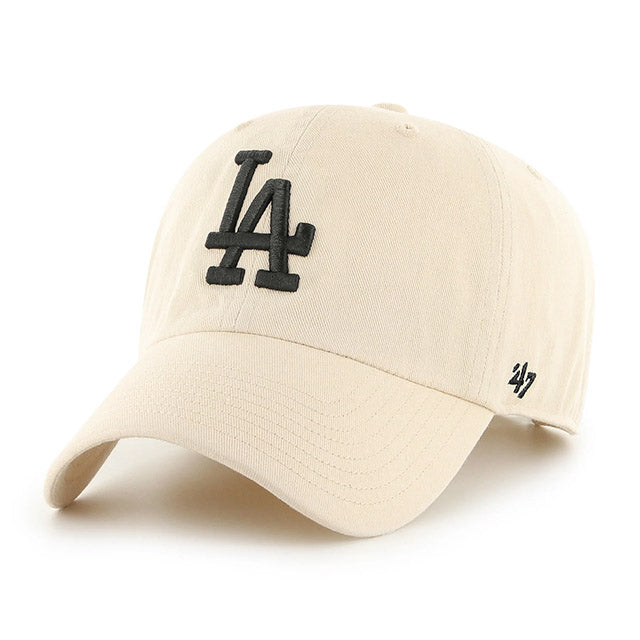 47ブランド キャップ ロサンゼルス ドジャース MLB CLEAN UP NATURAL