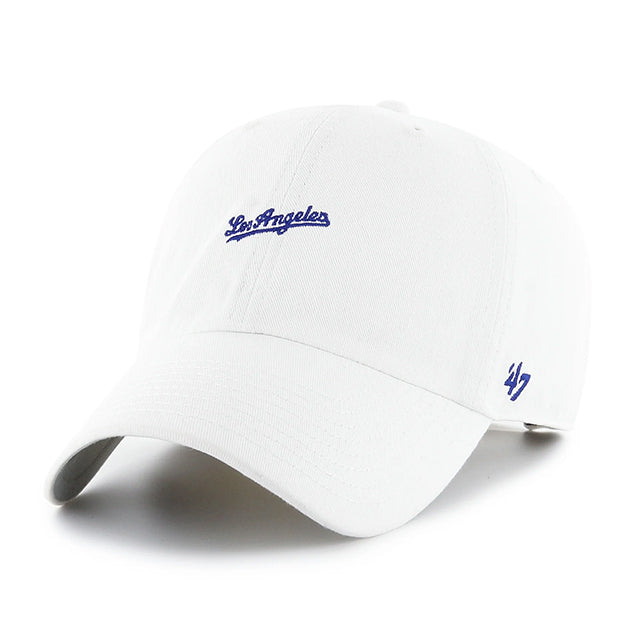 47ブランド キャップ ロサンゼルス ドジャース MLB BASE RUNNER SCRIPT CLEAN UP WHITE