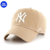 子供用 47ブランド キャップ ニューヨーク ヤンキース MLB KIDS CLEAN UP KHAKI