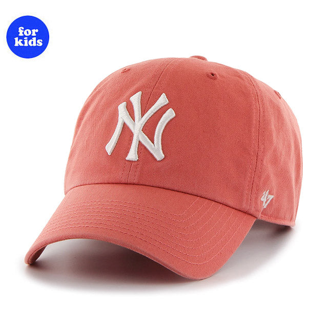 子供用 47ブランド キャップ ニューヨーク ヤンキース MLB KIDS CLEAN UP ISLAND RED