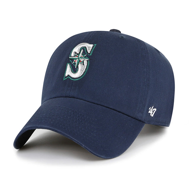 47ブランド キャップ シアトル マリナーズ MLB CLEAN UP NAVY