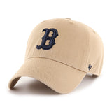 47ブランド キャップ ボストン レッドソックス MLB CLEAN UP KHAKI