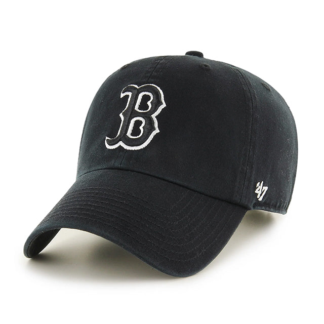 47ブランド キャップ ボストン レッドソックス MLB CLEAN UP BLACK