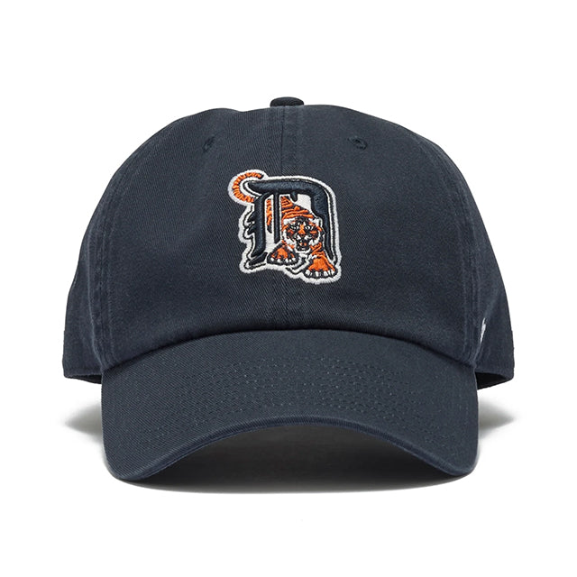 47ブランド キャップ デトロイト タイガース MLB COOPERSTOWN CLEAN UP W/ NO LOOP LABEL NAVY