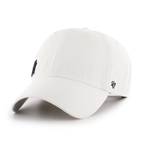 47ブランド キャップ ニューヨーク ヤンキース MLB CLEAN UP SUSPENSE WHITE