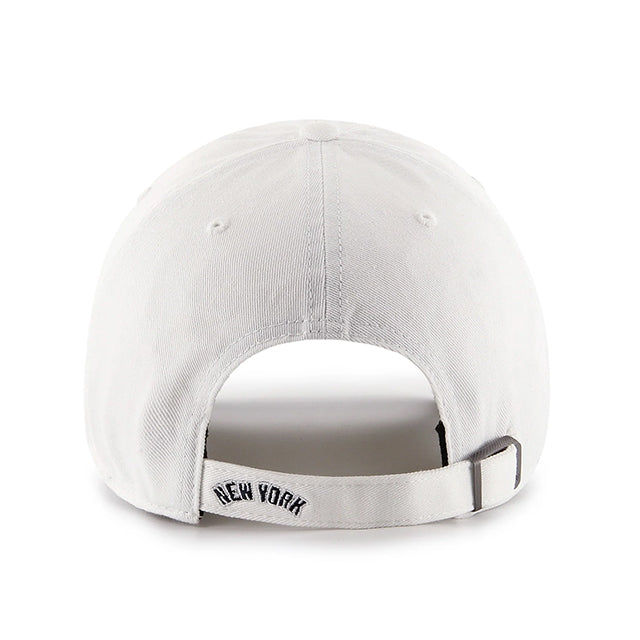 47ブランド キャップ ニューヨーク ヤンキース MLB CLEAN UP SUSPENSE WHITE