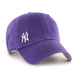 47ブランド キャップ ニューヨーク ヤンキース MLB CLEAN UP SUSPENSE PURPLE