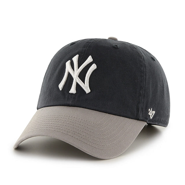 47ブランド キャップ ニューヨーク ヤンキース MLB CLEAN UP NAVY-GREY