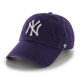 47ブランド キャップ ニューヨーク ヤンキース MLB CLEAN UP PURPLE