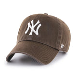 47ブランド キャップ ニューヨーク ヤンキース MLB CLEAN UP BROWN
