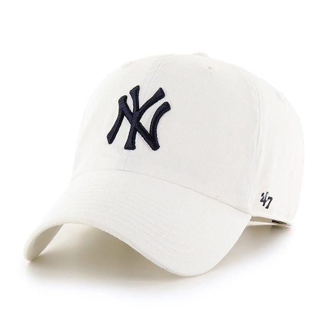 47ブランド キャップ ニューヨーク ヤンキース MLB CLEAN UP WHITE