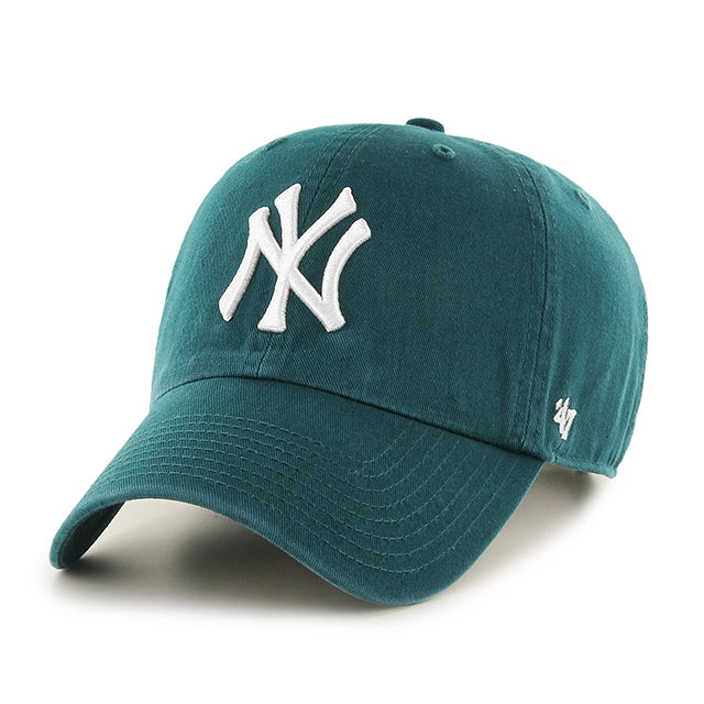 47ブランド キャップ ニューヨーク ヤンキース MLB CLEAN UP PACIFIC GREEN