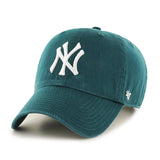 47ブランド キャップ ニューヨーク ヤンキース MLB CLEAN UP PACIFIC GREEN
