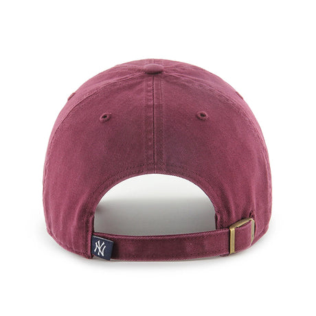 47ブランド キャップ ニューヨーク ヤンキース MLB CLEAN UP DARK MAROON