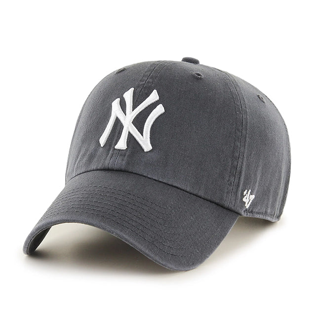 47ブランド キャップ ニューヨーク ヤンキース MLB CLEAN UP CHARCOAL